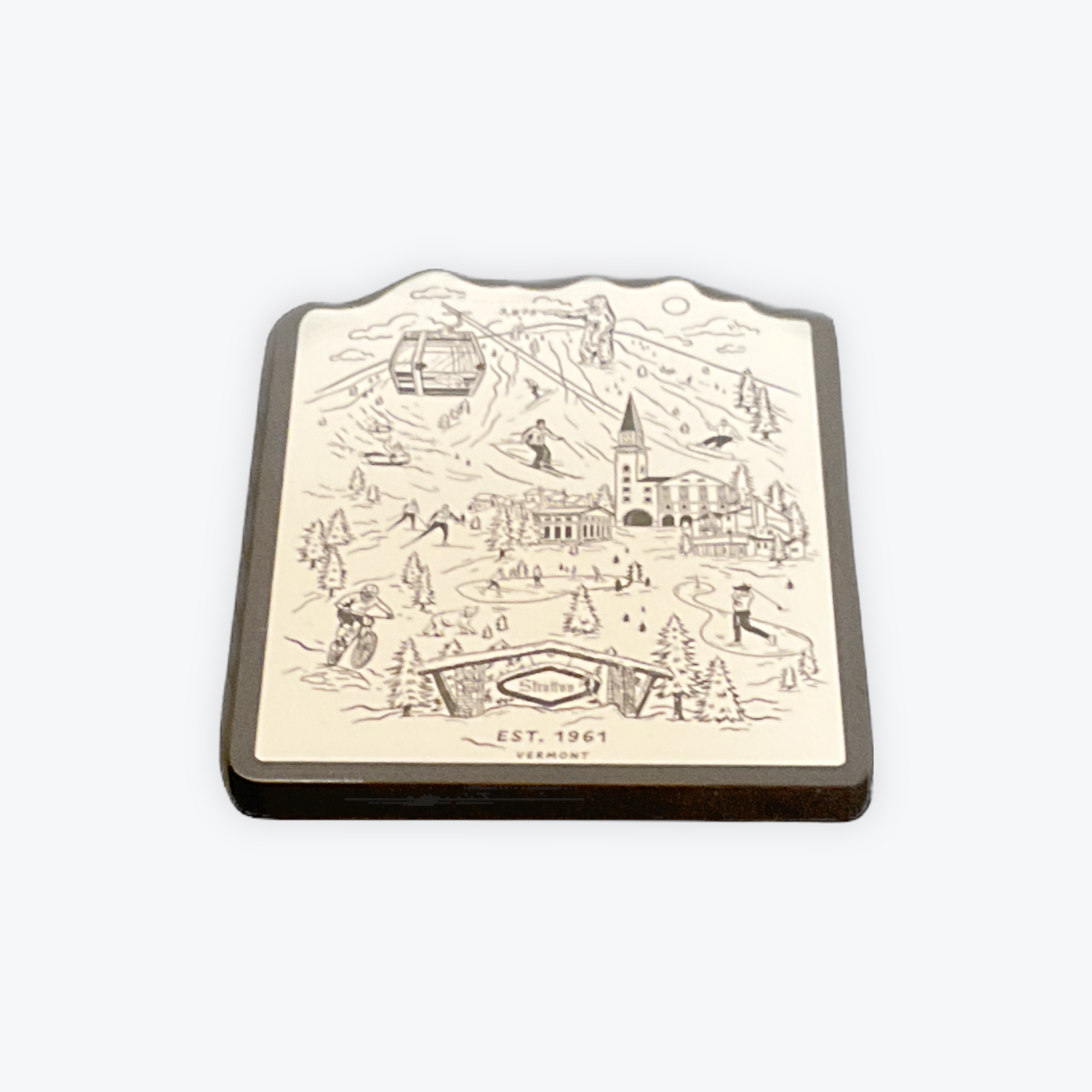Stratton Village Magnet and Sticker