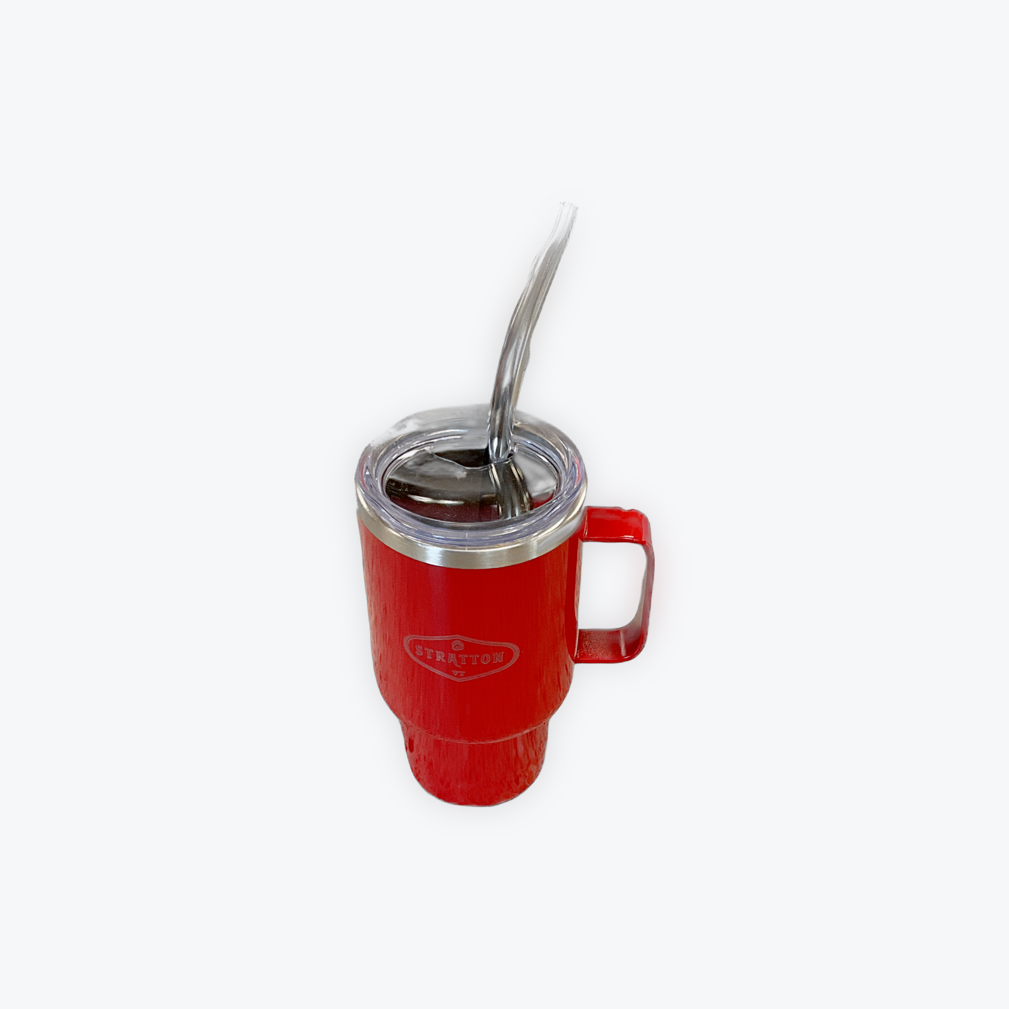 Stratton Stainless Steel Tumbler with Straw