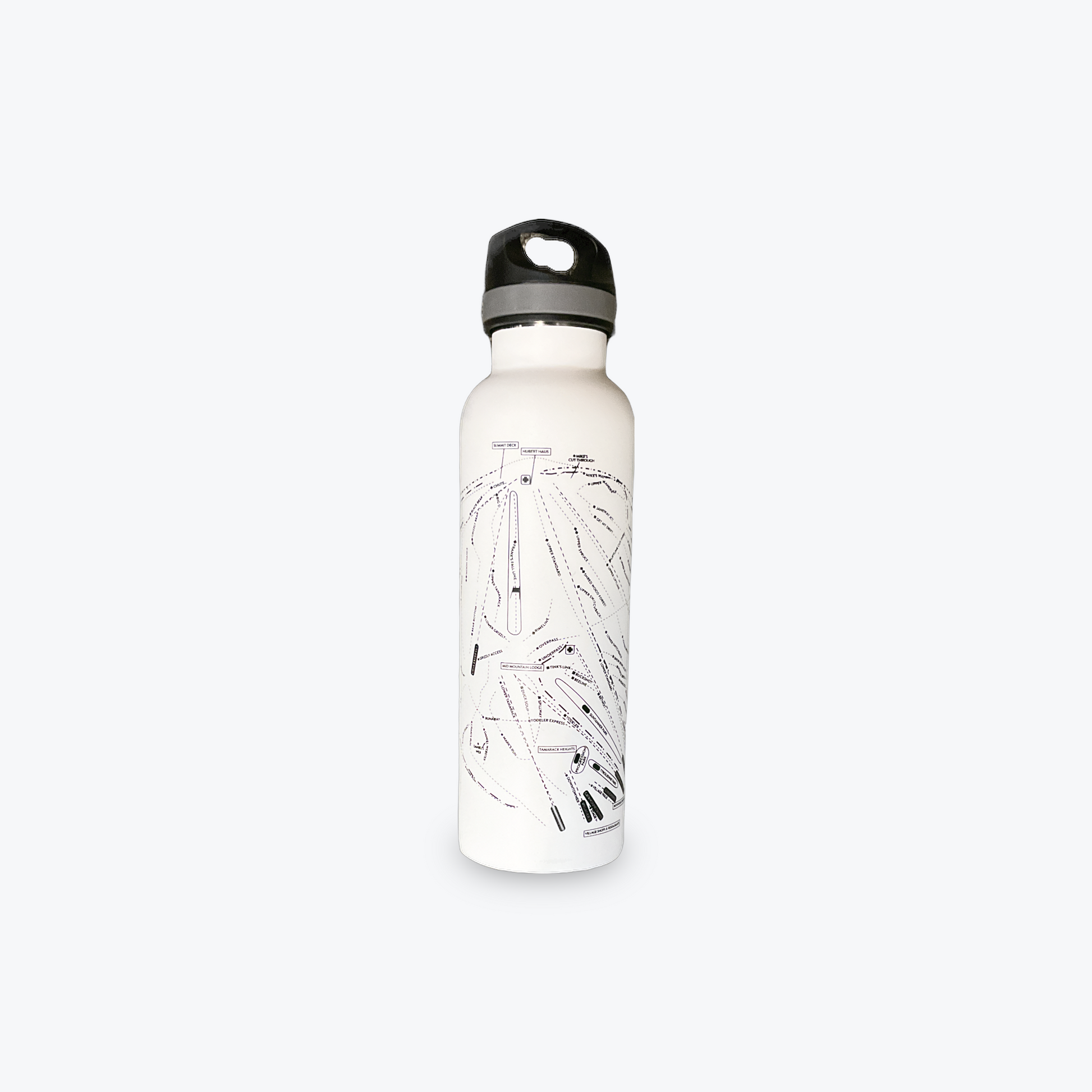 Stratton Trail Map Water Bottle