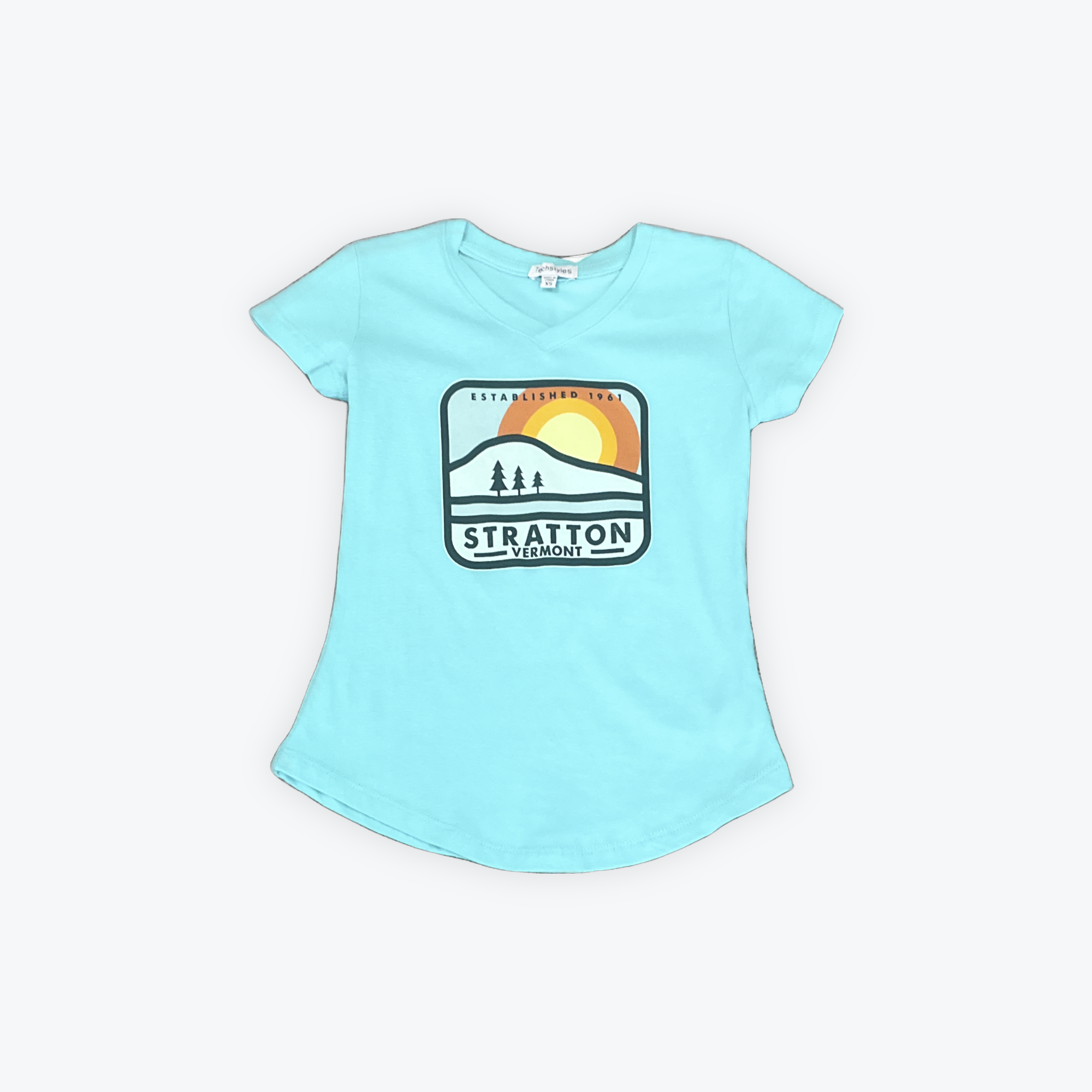 Stratton Youth Short Sleeve V neck  T-shirt
