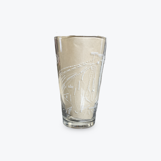 Trail Map Pint Glass
