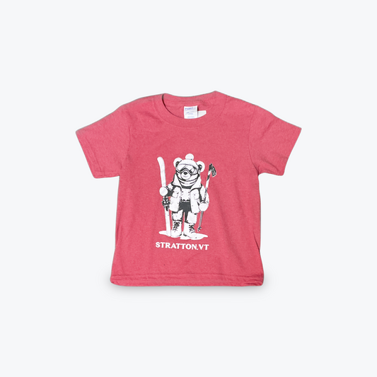 Stratton Kids  Ski Bear Short Sleeve Tee