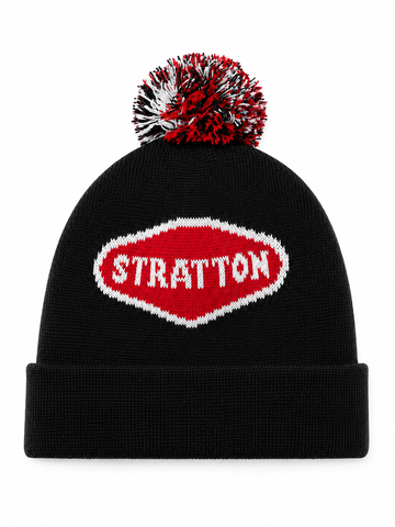 Stratton Cuf Beanie with Pom
