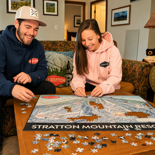 Stratton Trail Map 1000 Piece Puzzle