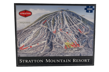 Stratton Trail Map 1000 Piece Puzzle