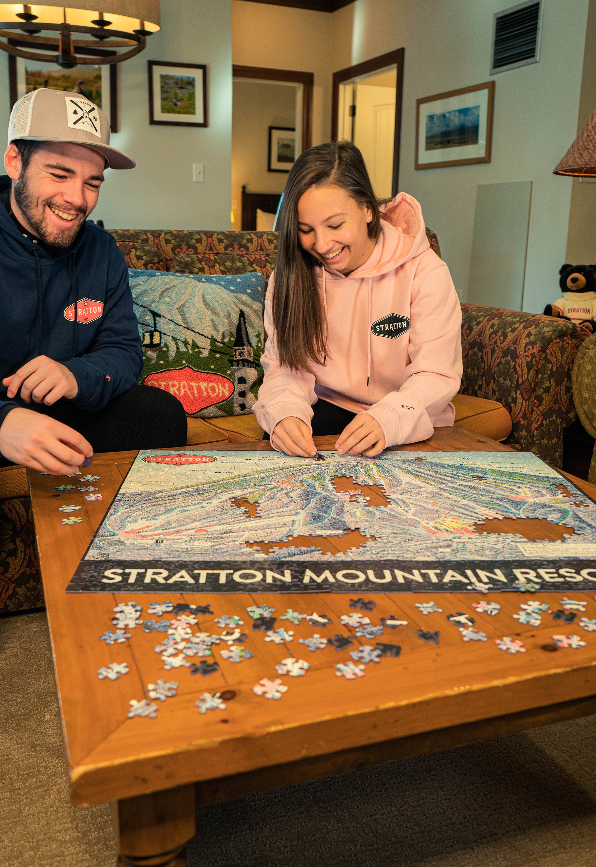 Stratton Trail Map 1000 Piece Puzzle