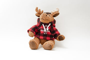 Stratton Stuffed Moose with Hoodie