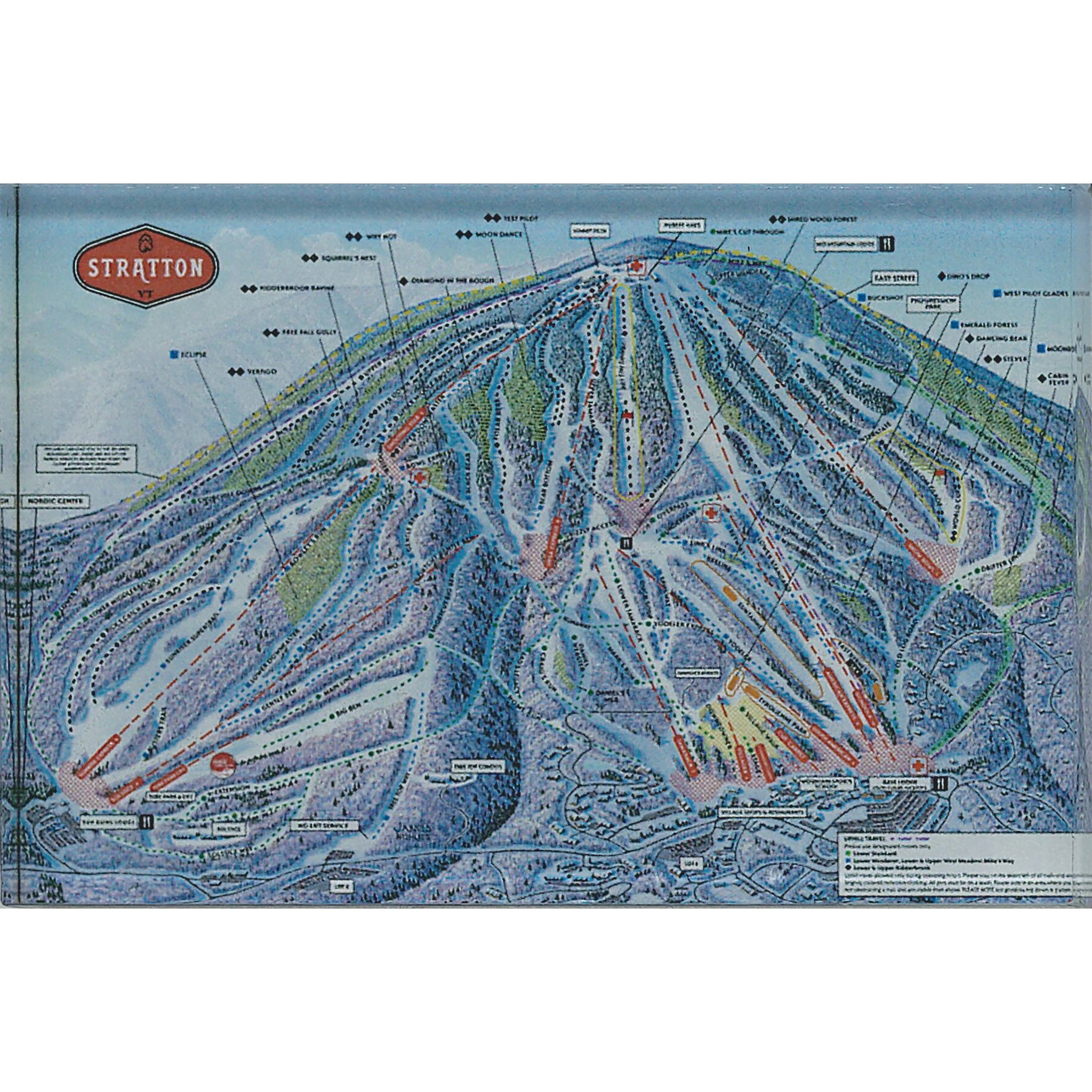Stratton Trail Map Magnet